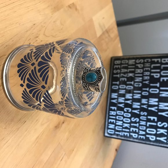 💥NWOT! Size 6 Silver Tone Turquoise Ring - Picture 9 of 9